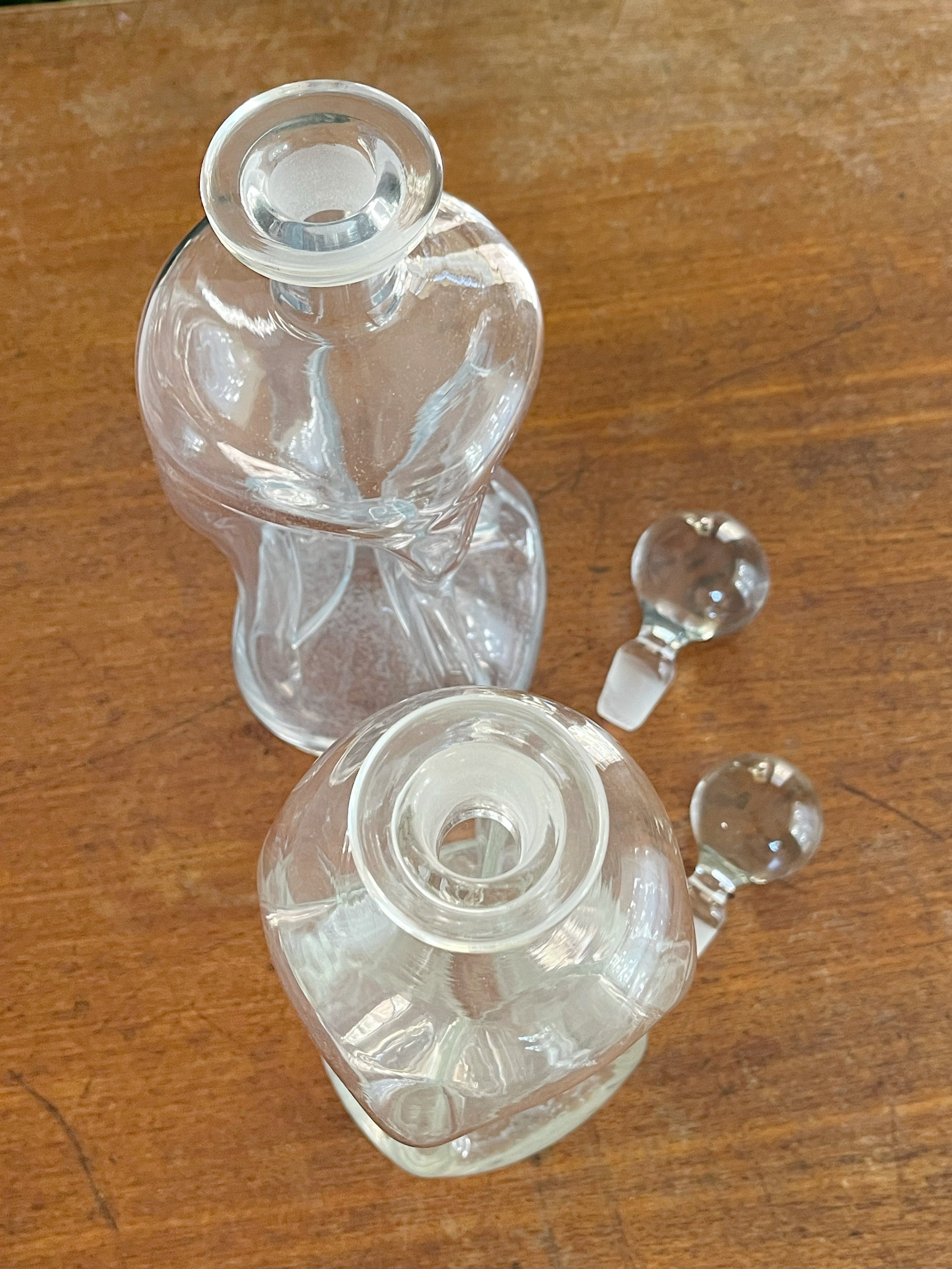 デンマーク/ミッドセンチュリー/ホルメゴー Kluk Kluk ガラスデキャンタ ヴィンテージ ミッドセンチュリー デンマークモダン Holmegaard