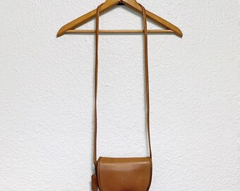 Vintage Coach Tabac Brown Leather 9825 Mini Bag Purse  display picture 2