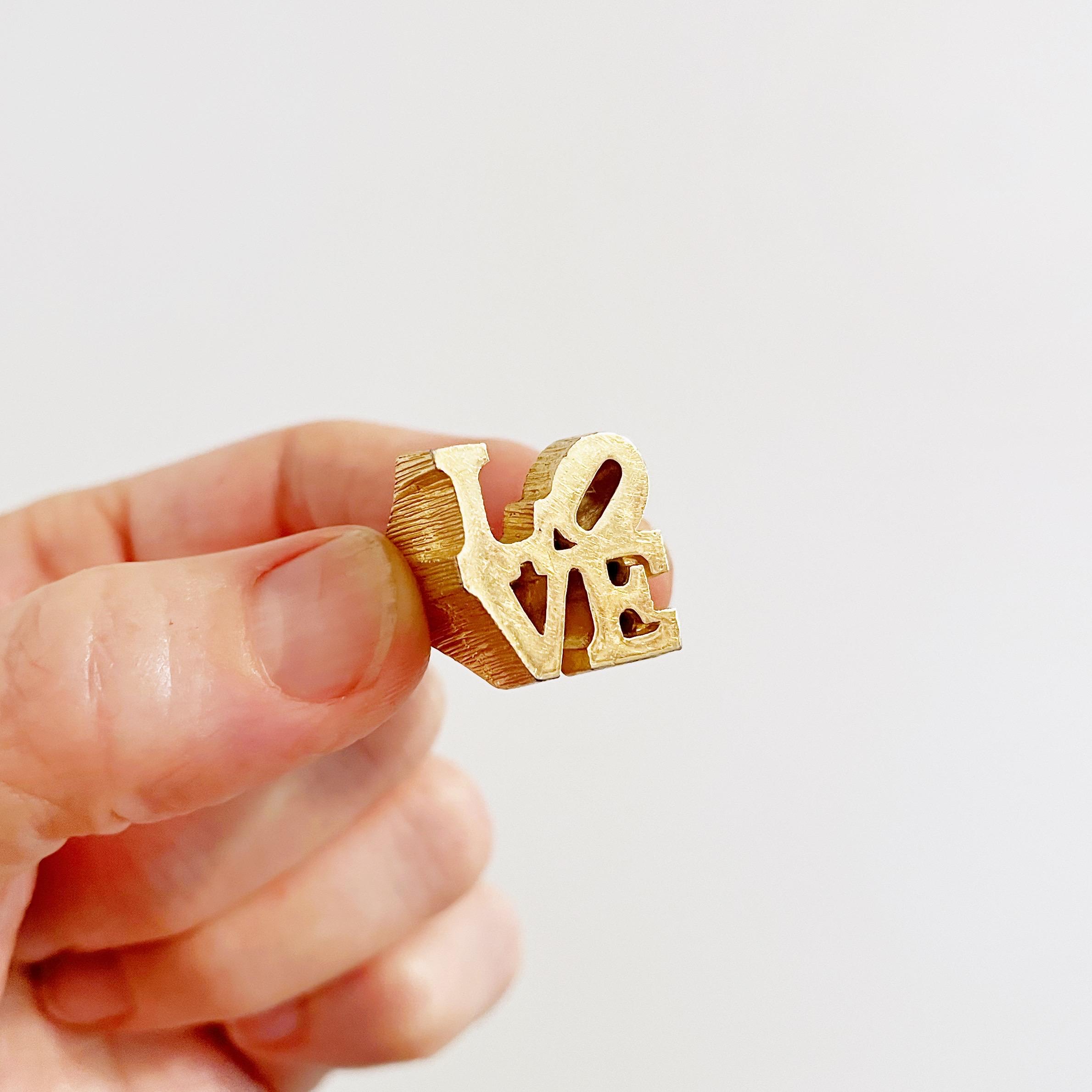 Robert Indiana Love Ring - Etsy