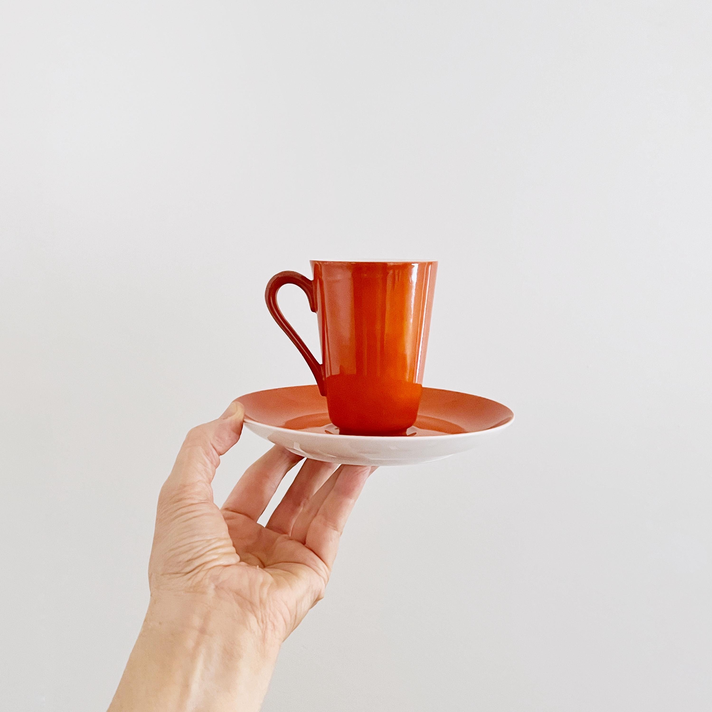 Vintage Mid Century Freeman Lederman Ceramic Cups and Saucers in