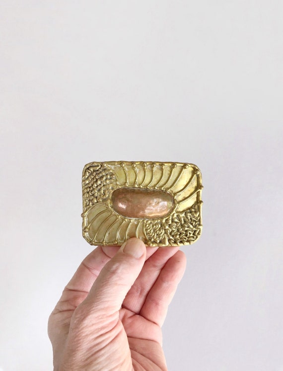 Vintage Artisan copper and brass belt buckle s-l400.jpg main image 4