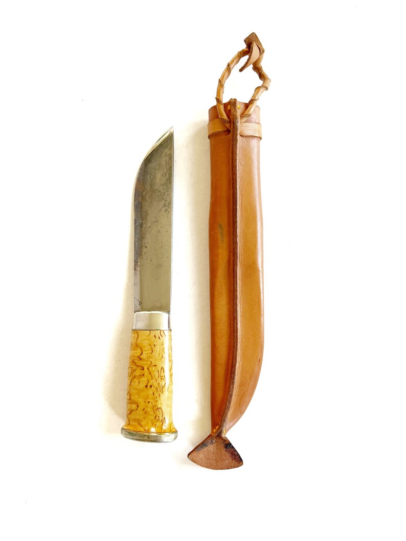 Vintage Marttiini Finnish Sami Bowie / Hunting Style Knife Etsy