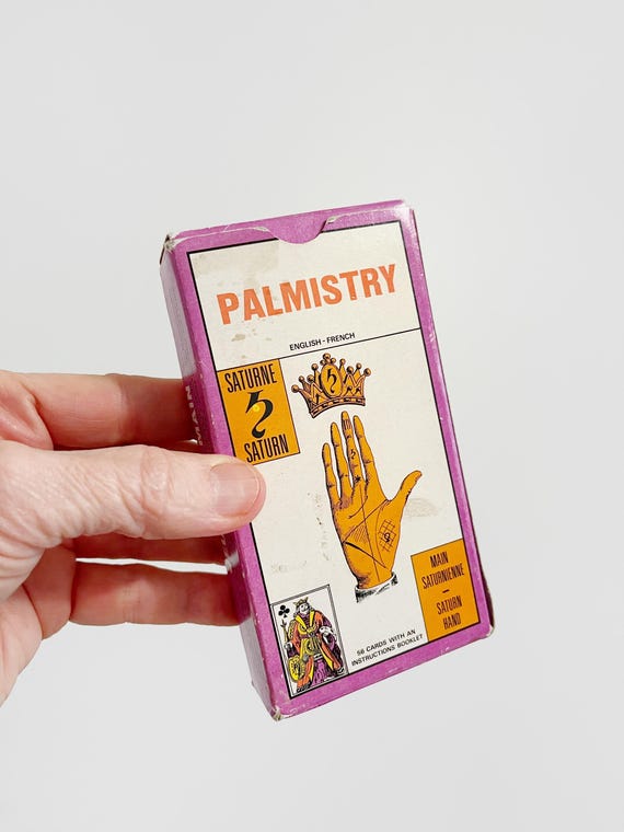 Vintage Grimaud Jeu De La Main Palmistry Card Deck Circa