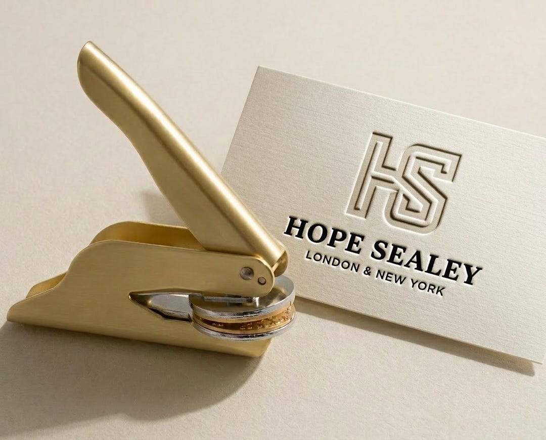 Custom Logo Embosser for Packaging, Personalized Business Stamp, Small ...