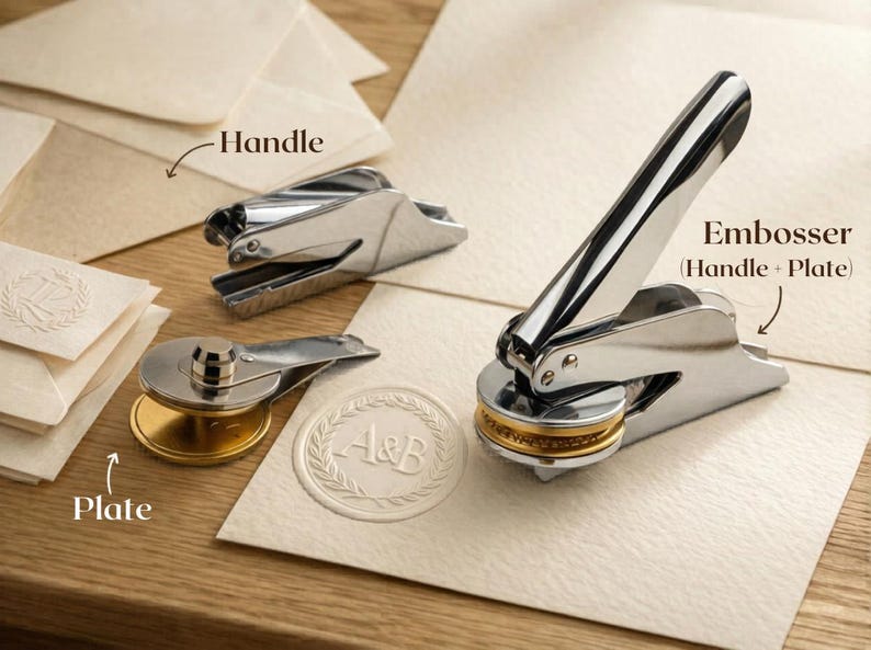 Custom Logo Embosser for Packaging, Personalized Business Stamp, Small ...