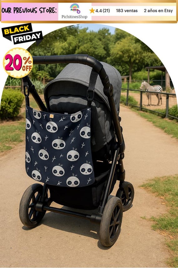 Stroller Support Seat | Hammock for Second Child | Handmade Universal Accessory | PANDAS