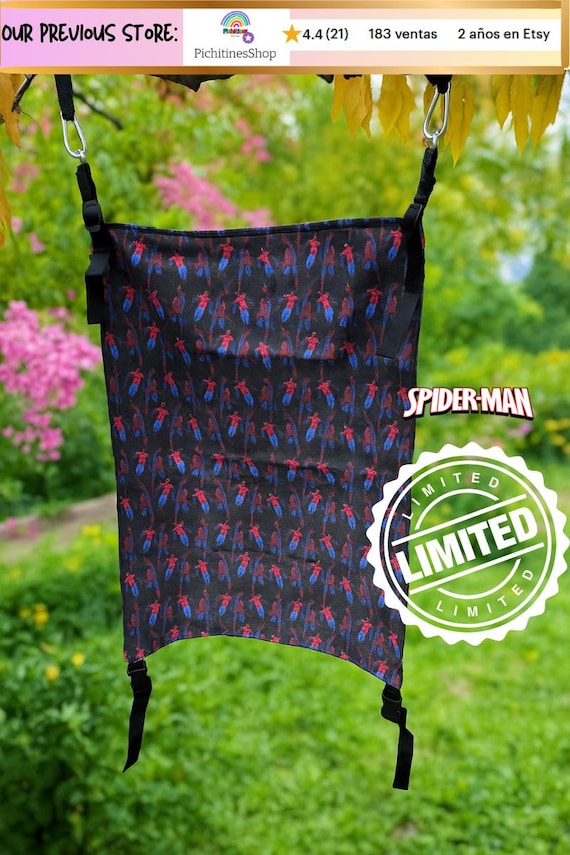 Stroller booster seat | Hammock for second child | Handmade universal accessory | Spider-Man