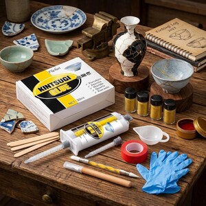 DIY Kintsugi Repair Kit - Home Craft Kits