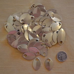 Dragon Scales - Aluminum - Small - Gold - Sets of 100