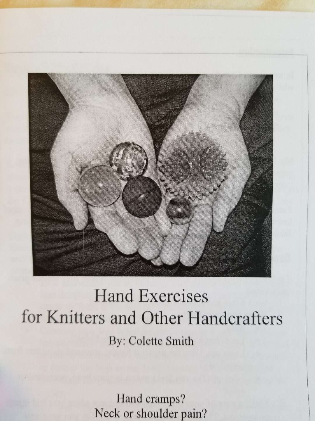 Hand Exercises for Knitters and Other Handcrafters, Set of 2 Exercise