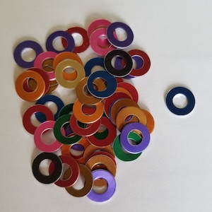 Drachenschuppen 12mm Kreise - Aluminium - Verschiedene Farben - 200er Sets