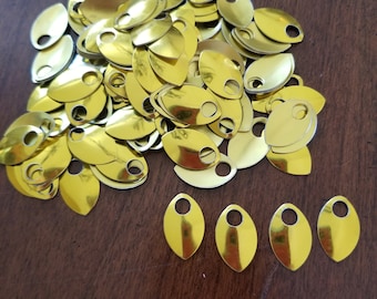 Dragon Scales - Aluminum - Bright Yellow - Small - Sets of 100