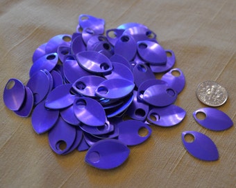 Dragon Scales - Aluminum - Small - Purple - Sets of 100