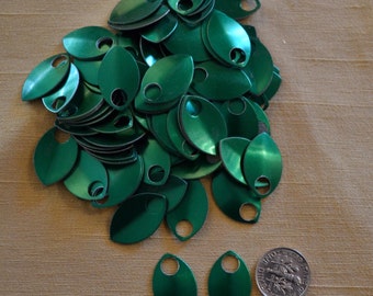 Dragon Scales - Aluminum - Small - Green - Sets of 100