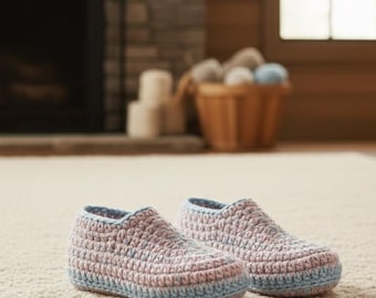 Gemütliche Häkelschuhe für Damen Muster | Sofort Download PDF