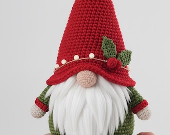 Weihnachtswichtel Häkelanleitung | Englisch & Italienisch PDF | Nordische Amigurumi | Sofort Download