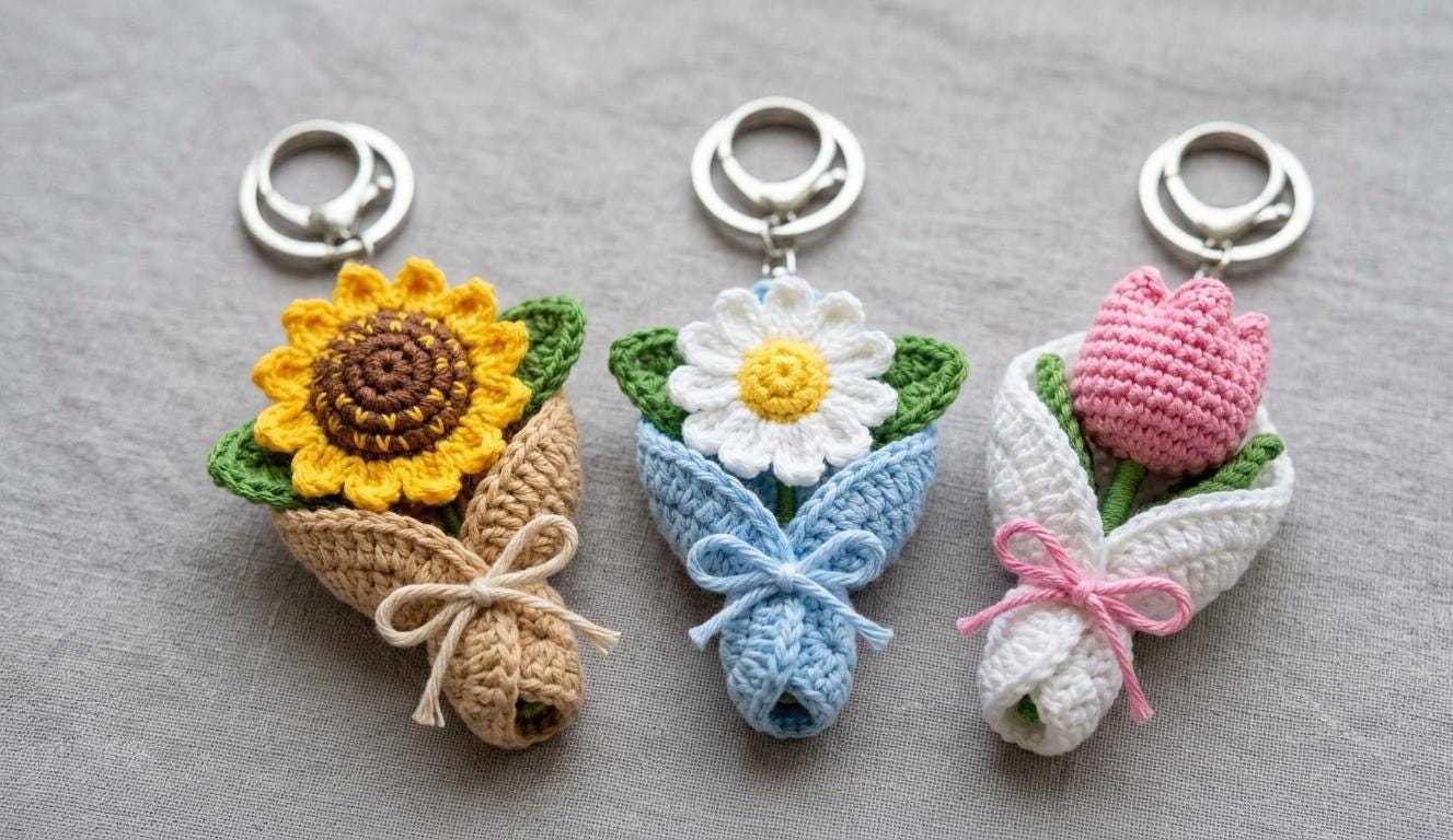 フラワーケーキのかぎ針編み - Etsy 日本