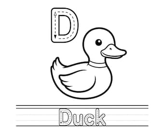 Hojas de trabajo de trazado del alfabeto A-Z imprimibles en PDF para preescolar, jardín de infantes, escritura a mano, 26 páginas