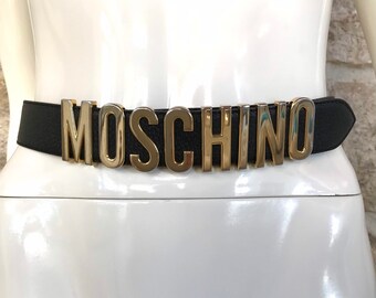 moschino elastic belt