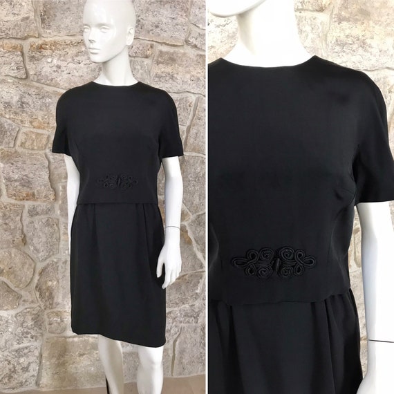 Vintage 1950s Saks Fifth Avenue Elegant 2 Piece D… - image 1