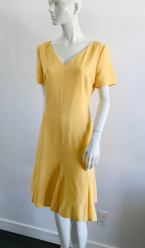 Pretty Vintage 1980s 1990s Escada Fit and Flare D… - image 4