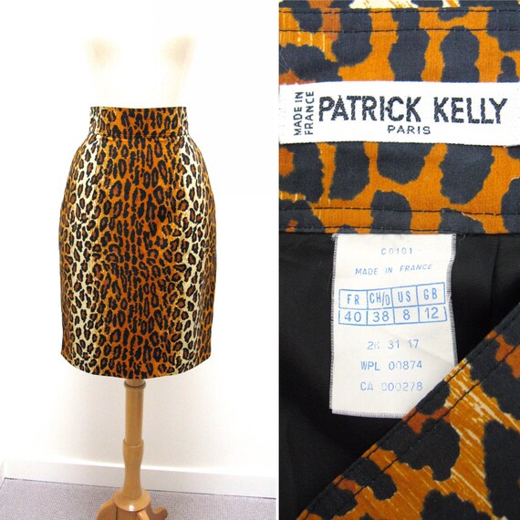 Sexy Vintage 1980s Patrick Kelly Leopard Print Pen