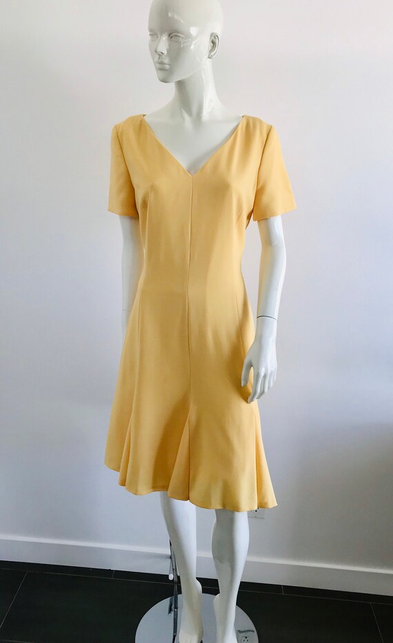 Pretty Vintage 1980s 1990s Escada Fit and Flare D… - image 3