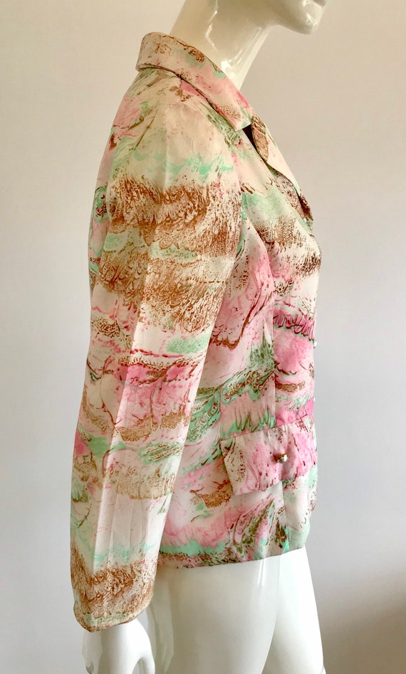 Pretty Vintage 1960s Bullocks Wilshire Pastel Abs… - image 7