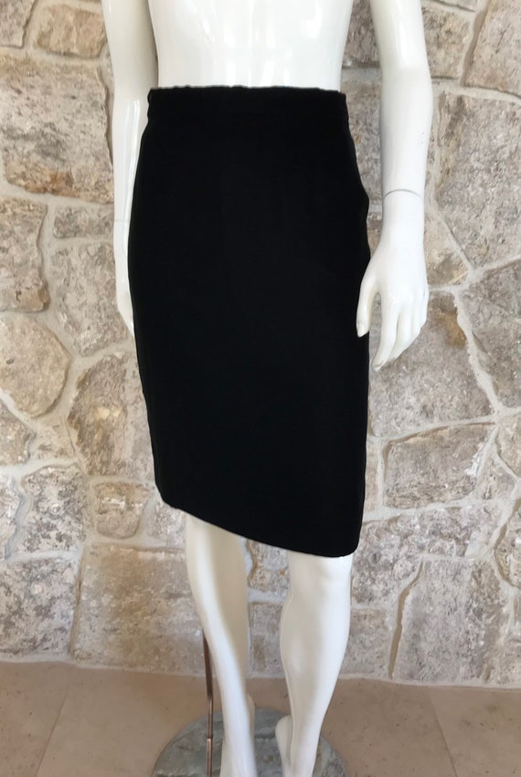 Vintage 1990s Calvin Klein Super Soft Black Velve… - image 2