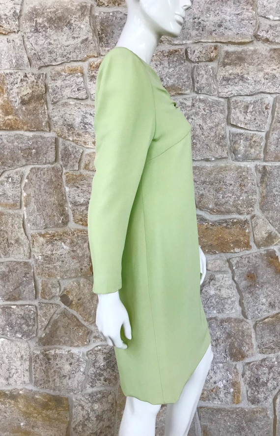 Gorgeous Vintage 1980s Carolina Herrera Light Gre… - image 6