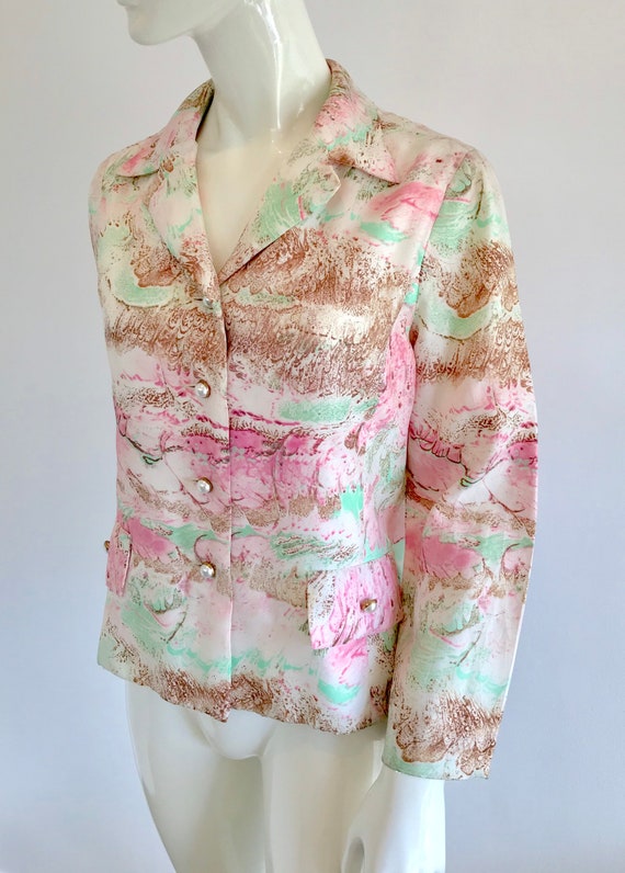 Pretty Vintage 1960s Bullocks Wilshire Pastel Abs… - image 4