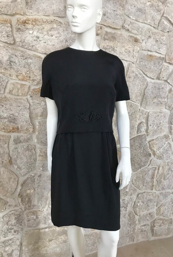 Vintage 1950s Saks Fifth Avenue Elegant 2 Piece D… - image 3