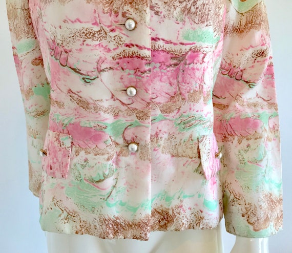 Pretty Vintage 1960s Bullocks Wilshire Pastel Abs… - image 8