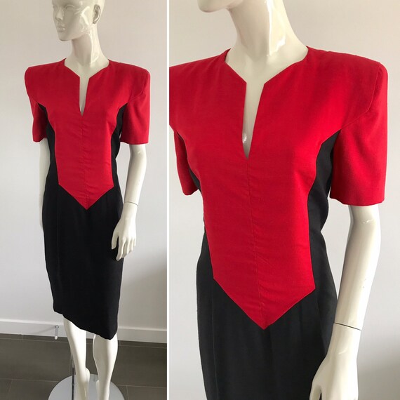 carolina herrera red gown