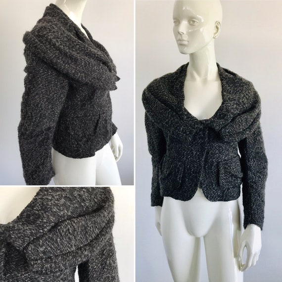 Vintage Donna Karan Black Label Wool Jacket with I