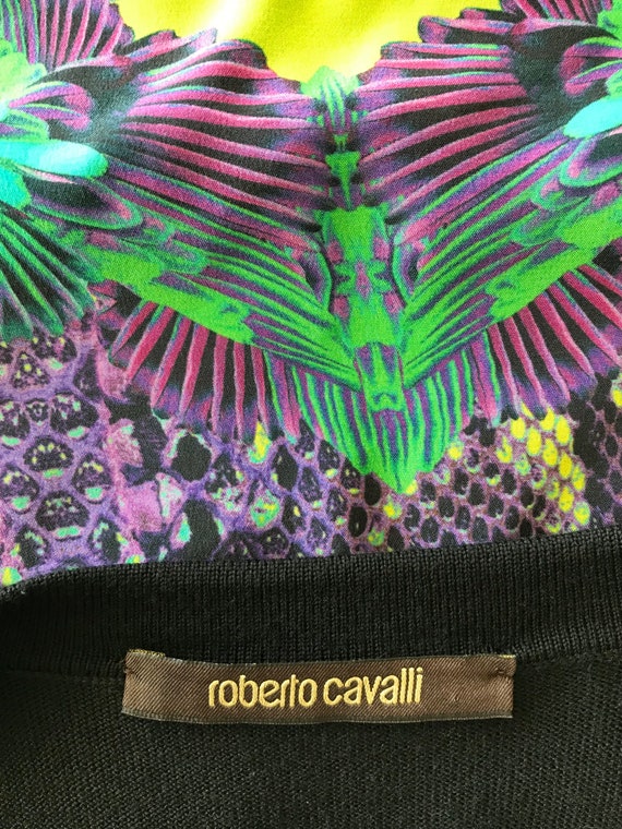 Vintage Roberto Cavalli Long Cardigan Sweater or … - image 10