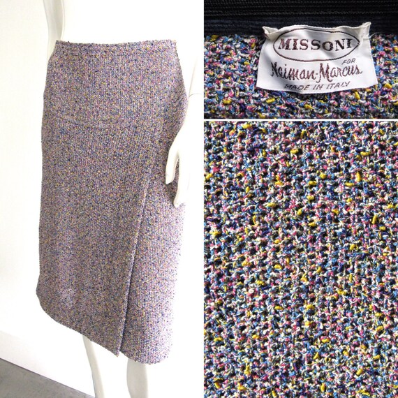 Vintage 1970s Missoni for Neiman-Marcus Pastel Kni