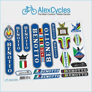 Autocollants Vintage Campagnolo Pour Vélo – Stickers D'origine – Neufs