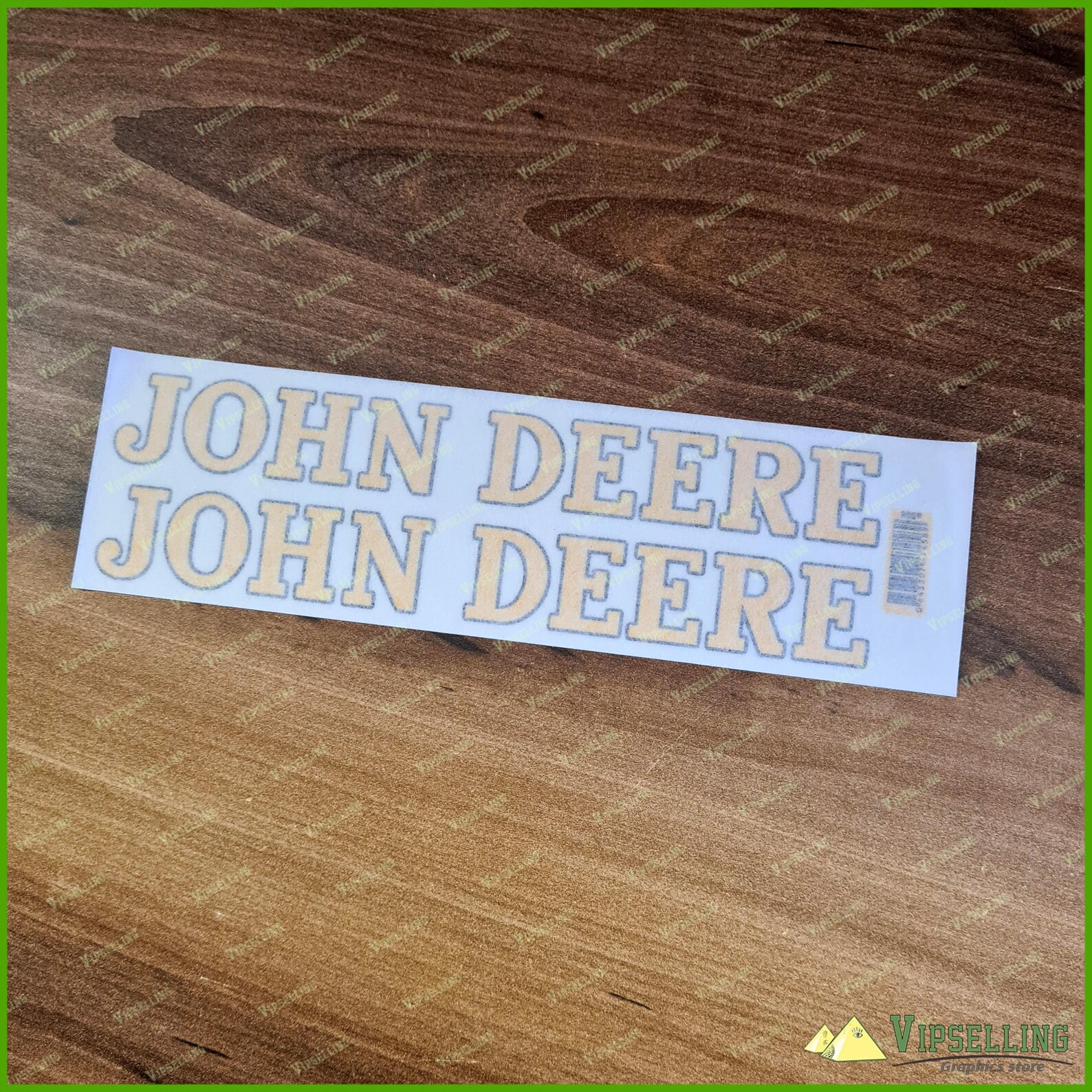 Very Rare High Cast Two Nice John Deere Logo Decals 6 Inch Stickers ...
