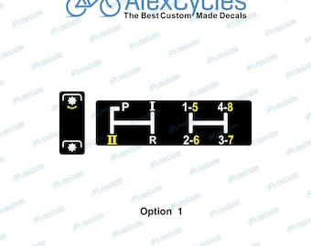 Jeu d'autocollants pour levier de prise de force, modèle de changement de vitesse pour John Deere | Stickers autocollants de rechange
