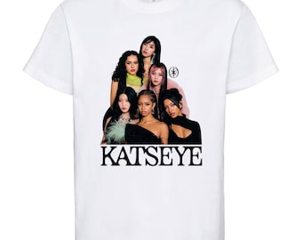 T-shirt van K-popgroep Katsey, unisex, kinder- en volwassenmaat v.3