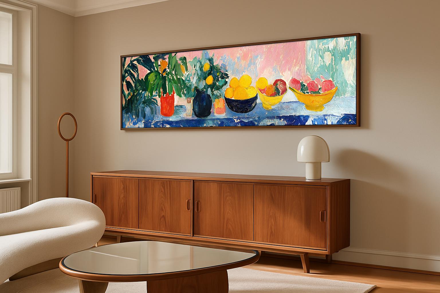 Matisse Kitchen Henri Matisse Long Narrow Wall Art : Modern Framed Kitchen Decor - Etsy