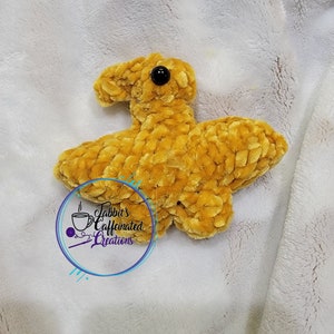 dino chicken nuggies crochet physical item Pterodactyl