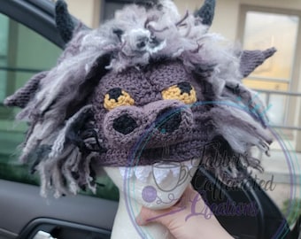 Wild thing....Bernard Monster - crochet hat