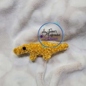 dino chicken nuggies crochet physical item Kronosaurus