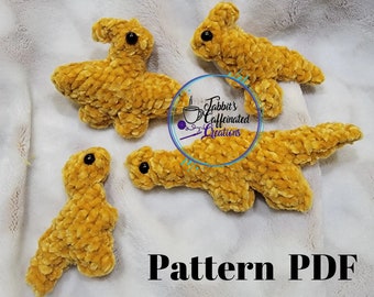 Patrones de nuggies de pollo dinosaurio (PDF)