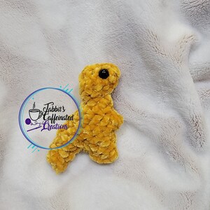 dino chicken nuggies crochet physical item T- rex