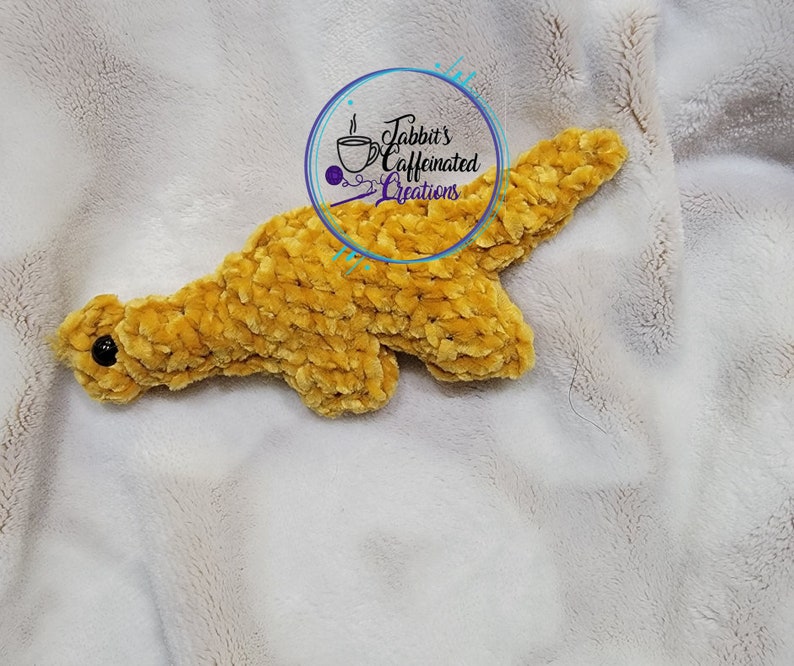 dino chicken nuggies crochet physical item Brontosaurus