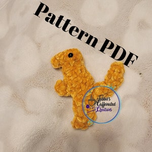 Velociraptor Dino Nuggie - PDF PATTERN- CROCHET