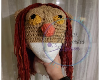 Wild thing....K.W. Monster - crochet hat